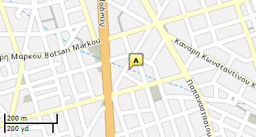 Location of business on map