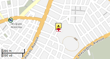 Location of business on map