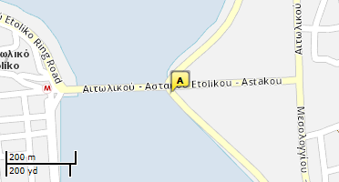 Location of business on map