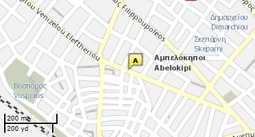 Location of business on map