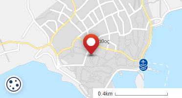 Location of business on map