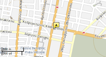 Location of business on map