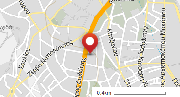 Location of business on map