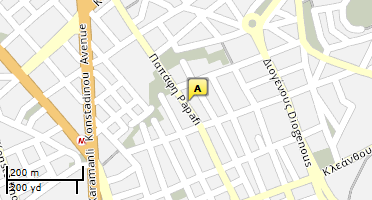 Location of business on map
