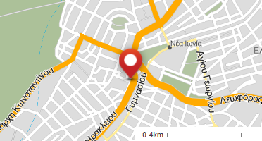 Location of business on map