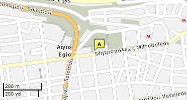 Location of business on map