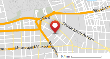 Χάρτης και σημείο της επιχείρησης