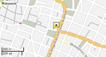 Location of business on map