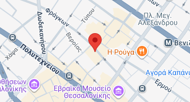 Location of business on map