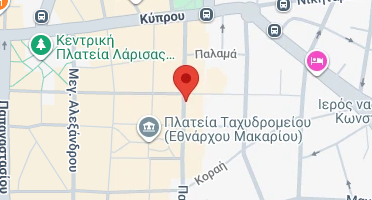 Location of business on map