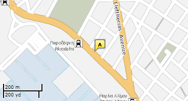 Location of business on map
