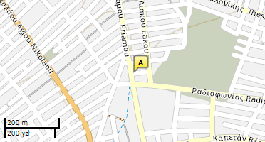 Location of business on map