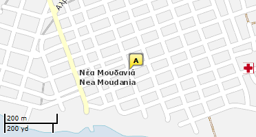 Location of business on map