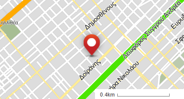Location of business on map