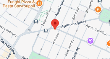 Location of business on map