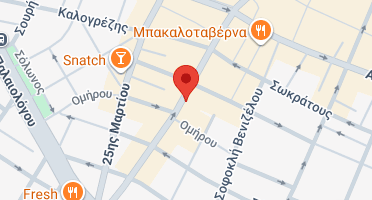Location of business on map