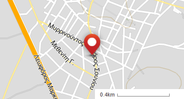Location of business on map