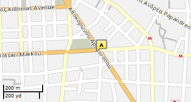 Location of business on map