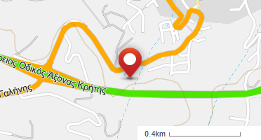 Location of business on map