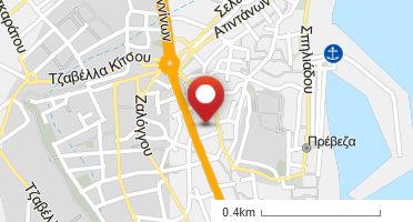 Location of business on map
