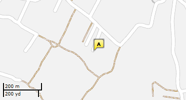 Location of business on map