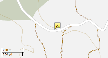 Location of business on map