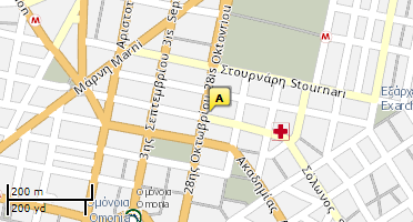 Location of business on map