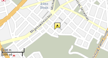 Location of business on map