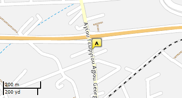 Location of business on map