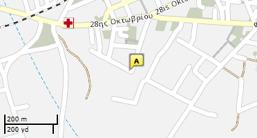 Location of business on map