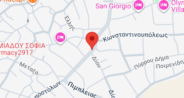 Location of business on map