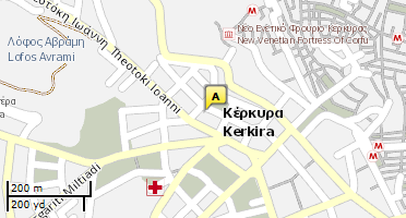 Location of business on map