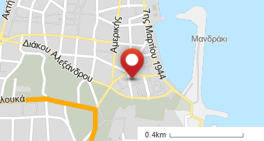 Location of business on map