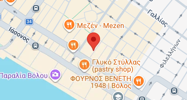 Location of business on map