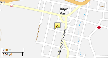 Location of business on map