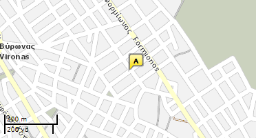 Location of business on map