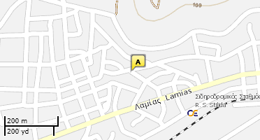 Location of business on map