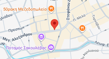 Location of business on map