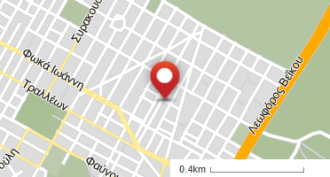 Location of business on map