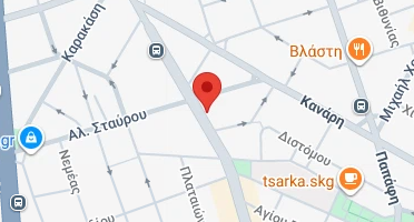 Location of business on map