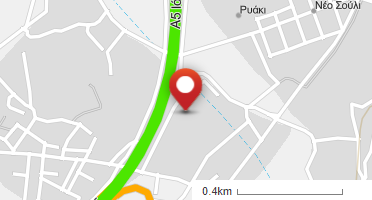 Location of business on map