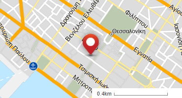 Location of business on map
