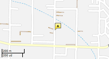 Location of business on map