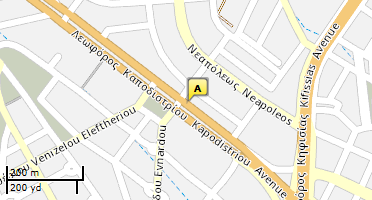 Location of business on map