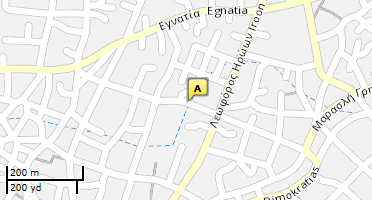Location of business on map