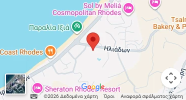 Location of business on map