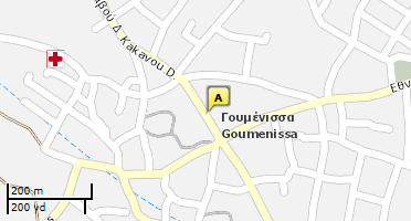 Location of business on map