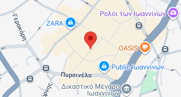 Location of business on map