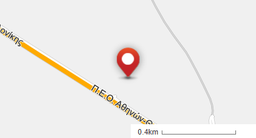 Location of business on map
