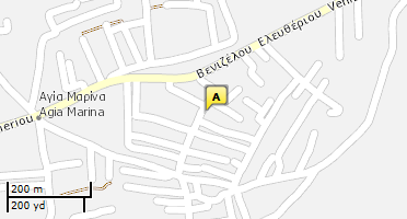 Location of business on map